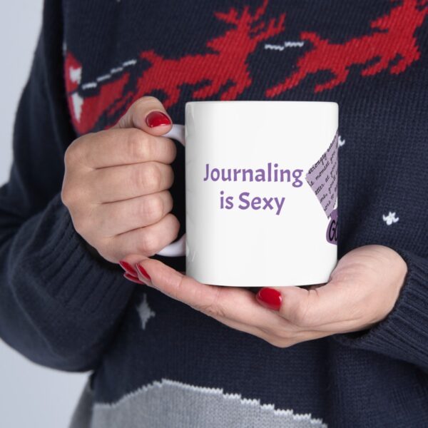 Journaling is Sexy Coffee Mug - Image 12