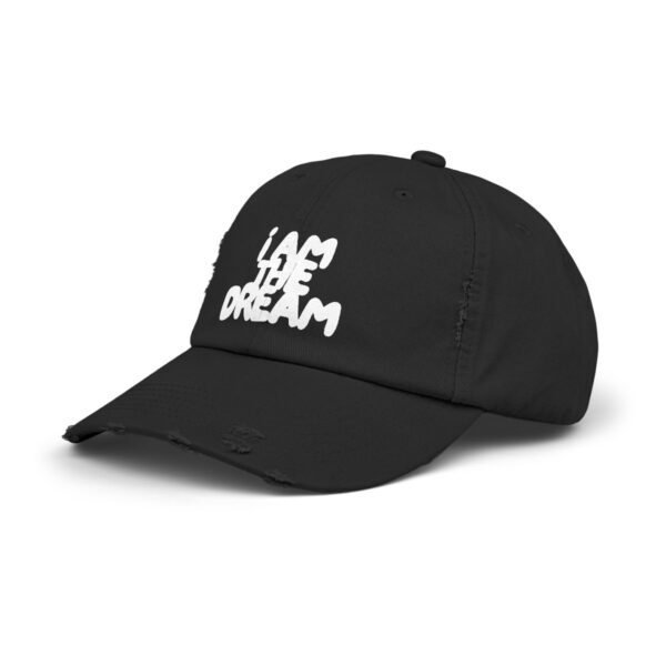 I Am the Dream Distressed Cap (White Lettering) - Image 10