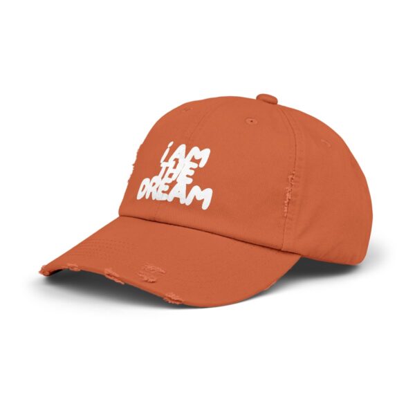 I Am the Dream Distressed Cap (White Lettering) - Image 18