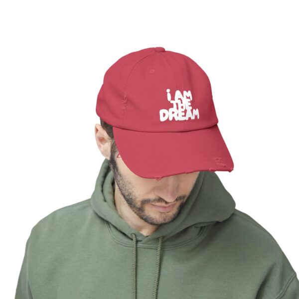 I Am the Dream Distressed Cap (White Lettering) - Image 37