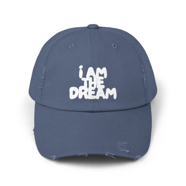 I Am the Dream Distressed Cap (White Lettering)