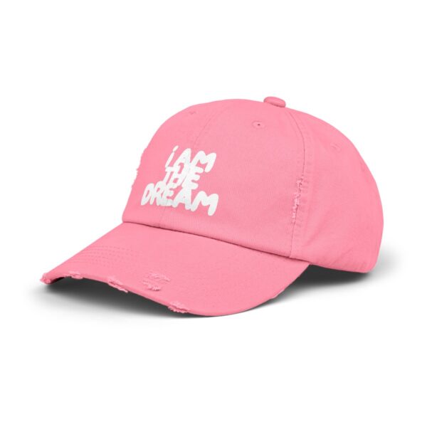 I Am the Dream Distressed Cap (White Lettering) - Image 26