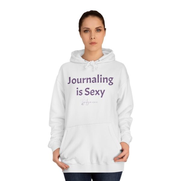 "Journaling is Sexy" Cozy Hoodie - Image 8