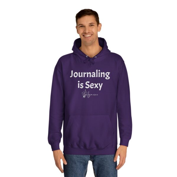 "Journaling is Sexy" Cozy Hoodie - Image 3